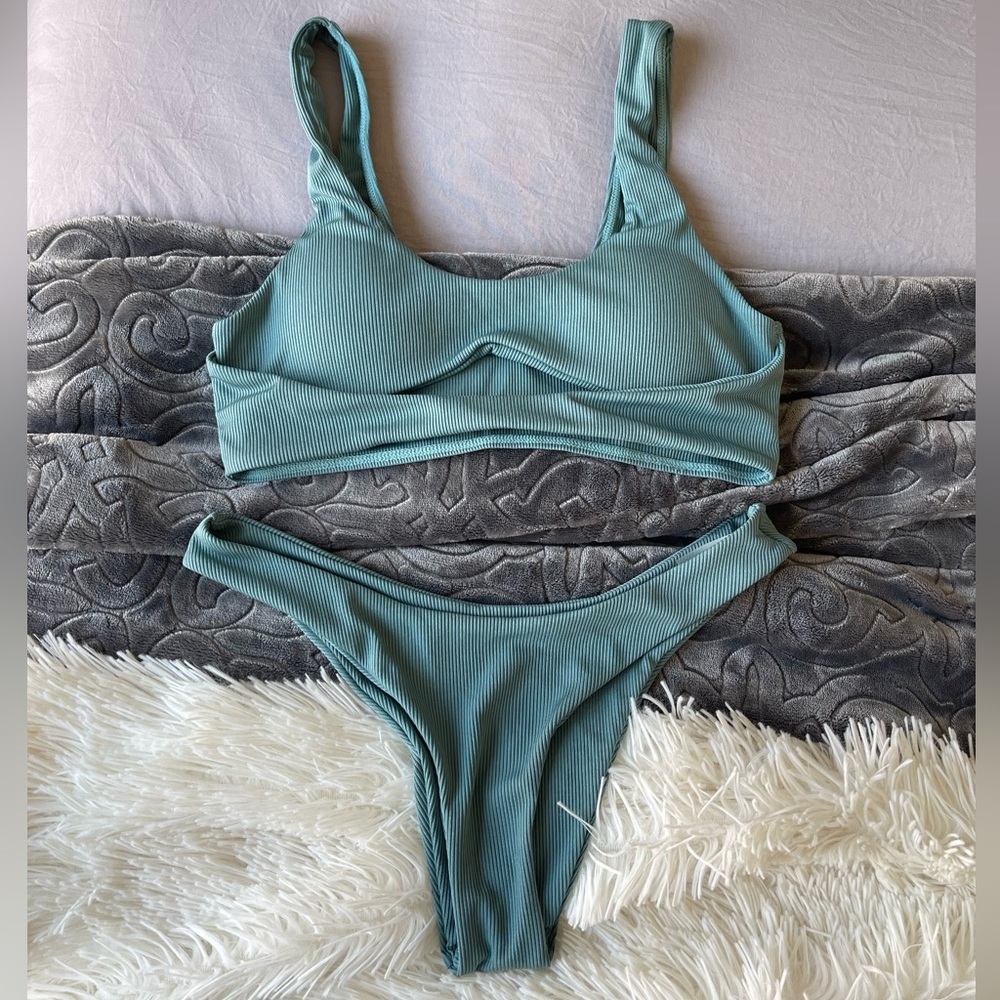 Teal Bikini Set